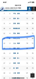 土山プロ試合結果